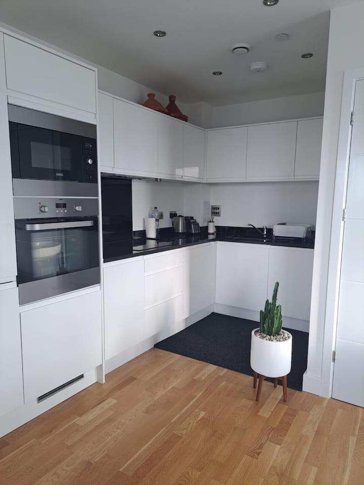 Cozy Double Room With Large En Suite Near Canary Wharf London With Amazing Views In A Shared Apartment エクステリア 写真